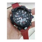 Joefox Digital Analog Kırmızı Silikon Kayış Kol Saati