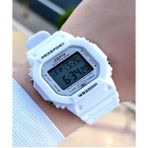 JoeFox G-SHOCK Kasa Beyaz Digital 5 Atm Suya Dayanıklı 2 Yıl Garantili Spor Kol Saati