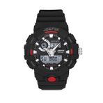 JoeFox JFP1111 Dijital Analog Kanvas Kordon Erkek Kol Saati