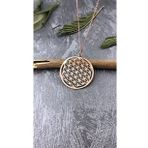 Joel Jewelry Yaşam Çiçeği Gümüş Kolye PEMBE ALTIN KAPLAMA
