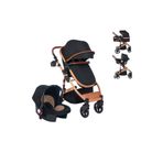 Joell 1712 Truva Travel Sistem Bebek Arabası Gold Antrasit