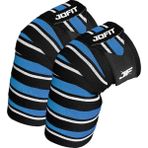 Jofit Knee Wraps / Diz Bandajı - 2'li Paket - Siyah-Mavi - Siyah - Mavi - Standart