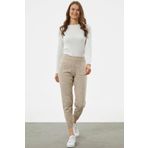 Jogger Rahat Kalip Triko Pantolon - Bej