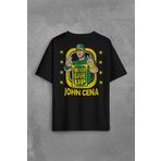 John Cena Wwe Logo Never Give Up Amerikan Güreşi Sırt Ön Baskılı Oversize Tişört Unisex T-Shirt
