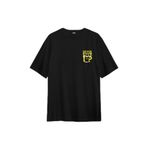 John Cena You Me Never Give Up Cenation Asla Pes Etme Sırt Ön Baskılı Oversize Tişört Unisex T-Shirt OVR12S1387 Siyah