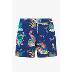John Frank Baskılı Desenli Deniz Şortu, Erkek, L Beden, Multicolor-Reefs