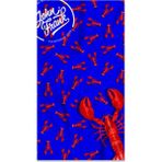 John Frank Desenli Çok Renkli Plaj Havlusu JFSS22TW13-LOBSTER - 80 x 150 cm