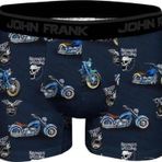 John Frank Dijital Baskılı Erkek Boxer JFBD371-MOTO