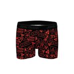 John Frank Metalik Dijital Baskılı Pamuklu Erkek Boxer JFBDMET102 Multicolor