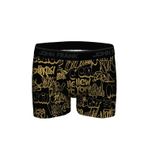 John Frank Metalik Dijital Baskılı Pamuklu Erkek Boxer JFBDMET103 Multicolor
