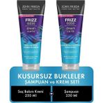 John Frieda 2x250 ml Kusursuz Bukleler İçin Saç Bakım Kremi ve Şampuan