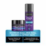 John Frieda Kıvırcık Saçlara Özel Maske&Sprey Set