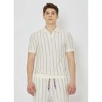 John Richmond Beyaz - Gri Erkek Polo T-Shirt UMP24095PO - XL