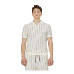 John Richmond Beyaz - Gri Polo T-Shirt, M, 5003166295, Beyaz - Gri, Erkek