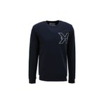 John Richmond Bisiklet Yaka Saks Erkek Sweatshirt, Saks, M