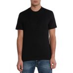 John Richmond Bisiklet Yaka Siyah Erkek T-Shirt UMP24045TS