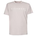 John Richmond Bisiklet Yaka T-Shirt, M, 5003166244, Gri, Erkek