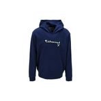 John Richmond Fermuarlı Yaka Mavi Erkek Sweatshirt, Mavi, L