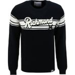 John Richmond Yarım Balıkçı Yaka Slim Fit Saks Erkek Kazak UMA23056MA - XL