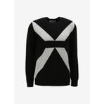 John Richmond Yarım Balıkçı Yaka Slim Fit Siyah Erkek Kazak UMA23045MA