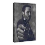 John Wick Retro Klasik Film Posteri Kanvas Poster Yatak Odası Dekoru Spor Manzara Ofis Odası Dekoru Hediye Çerçevesi: 20×30inç (50×75cm)