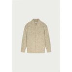 Johnny Ribstop Overshirt: %100 Pamuklu, Çiçek Desenli ve Yırtılmaz Dış Giyim - Bej