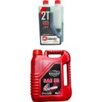 Johnser Kalender 2 Zamanlı Motor Yağı ve Zincir Yağı Seti 1 Litre 2t Benzin Katkı Yağı + 3 Litre 30 Numara Testere Zincir Yağı Profesyonel Kullanım
