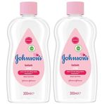 Johnson's Baby 300 ml Nemlendirici Pembe 2'li Bebek Yağı Seti
