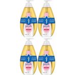 Johnson's Baby 4'lü Set Klasik 750 ml Bebek Şampuanı + 200 ml Bebek Yağı