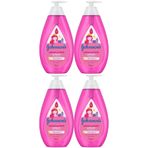 Johnson's Baby Bebek Şampuanı 750ml Işıldayan Parlaklık, 4'lü Set