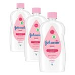 Johnson's Baby, Bebek Yağı 500 ml, Jhn3574661631301, Pembe (3 paketi)