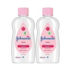 Johnson's Baby Bebek Yağı Hassas Ciltler İçin 400 ml Suya Dayanıklı İki Adet