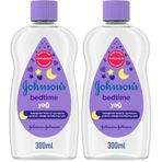 Johnson's Baby Bedtime Sakinleştirici Naturalcalm Aromalı Bebek Yağı (1 x 300 ml) (2 paketi)