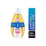 Johnson´s Baby EXECTUS1019456 Johnson's Baby Gold Şampuan 750 Ml + Bebek Yağı 200 Ml