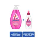 Johnson's Baby Işıldayan Parlaklık Göz Yakmayan Argan Özlü Bebek Şampuanı 750 ml + Kolay Taram Spreyi
