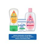 Johnson´s Baby Johnson's Baby 3'lü Set( Bebek Jel yağ+ kulak çubuğu + floral kolonya )