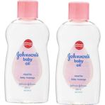 Johnsons Baby Johnson's Baby Yağı 200 ml x 2 Adet Bebek Masajı İçin Klinik Olarak Test Edilmiş