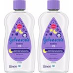 Johnsons Baby Johnson's Bebek Yağı NaturalCalm Aromalı Yumuşaklık İçin 300 ml 2 Adet - Şeffaf