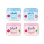 Johnsons Baby Parfumsuz Vazelin 100 Ml 2 Adet + Parfumlu Vazelin 100 Ml 2 Adet