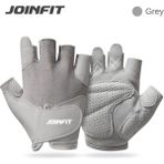 Joinfit Fitness ve Ağırlık Eldiveni - Rahat ve Konforlu Tutuş - Gri - M