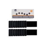 Joinfit Pro El ve Ayak Bilek Ağırlığı 250 gr x 2 Adet | Ayarlanabilir Ağırlıklı Bileklik Spor ve Fitness Ekipmanı (Siyah)