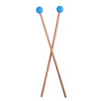 JOINPAYA 1 Çift lastik tokmaklar çubukları Aksesuarlar kelebek araba çıkartmaları glockenspiel tokmak enstrüman perküsyon çubukları glockenspiel baget çan tokmak pedal carillon Çekiç Ahşap