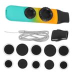 JOINPAYA 1 Takım Çift Delik Kazoo Çocuklar Için Aletler Boş Araba Difüzör Şişeleri Elektrikli Gitar Müzikal Kazoos Ayarlanabilir Kazoos Gitar Eşlik Yüksek Teknoloji Ürünü Plastik Malzeme