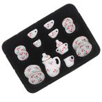 JOINPAYA 1 Takım mini seramik oyuncaklar Mini seramik çaydanlık Dekoratif mini çaydanlık çocuklar doğum günü partisi iyilik hediyesi çin çay bardağı bebek evi kitleri bebek evi kiti