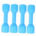 JOINPAYA 4 Adet çocuk halterleri banyo oyuncakları çocuklar kıpır kıpır Çocuk egzersiz ekipmanları çocuk mat bebek dambıl oyuncak halter egzersizi anaokulu için halter küçük dambıl Blue