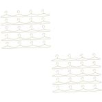 JOINPAYA 40 Pcs Bebek Askısı Elbise Askıları Için Bebek Minyatür Bebek Dolabı Bebek Kıyafet Askısı Oyuncak Bebek Giysileri Için Askılar Bebek Manto Askısı Bebek Bebek Para Mujer Mini