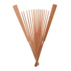 JOINPAYA çin fan malzemesi DIY zanaat kiti kendin yap fan çerçevesi fan yapma çerçevesi gelin fanı DIY çerçeve kendin yap zanaat fan çerçevesi boş fan çerçevesi bambu Light Brown