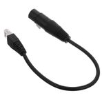JOINPAYA Rj45 Erkek Xlr 3 Pin Dişi Adaptör Kablosu Ses Sistemleri Için Dmx512 Ağ Iletim Kablosu Güvenilir Ağ Iletim Kablosu