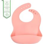 Jojobebek Çocuk Silikon Mama Önlüğü (Pembe Renk)