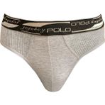 Jojoboy Polo Erkek Yanı File Slip Külot 2 Li - M - Gri Melanj